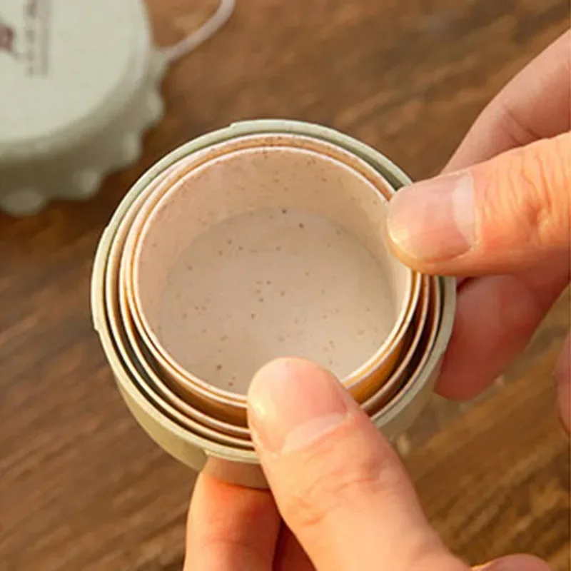 1Pcs Water Cup Portable Grass Wheat Retractable Folding Coffee Travel Outdoor Sports Mini Compression