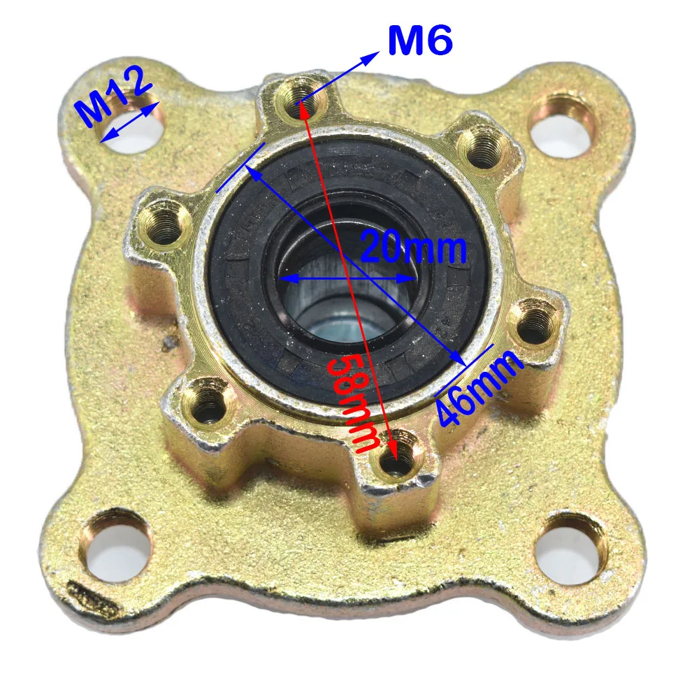 

Тормозной диск ATV Ступица колеса подходят для Китая 150cc 200cc 250cc детская коляска ATV UTV Go гольф-кары квадроцикл Запчасти