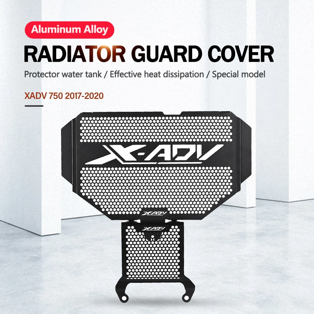 

For HONDA X-ADV 750 XADV1000 300 2017-2019 Motorcycle Radiator Guard Grille Water tank Protector Cover Oil Cooler Guard Cover