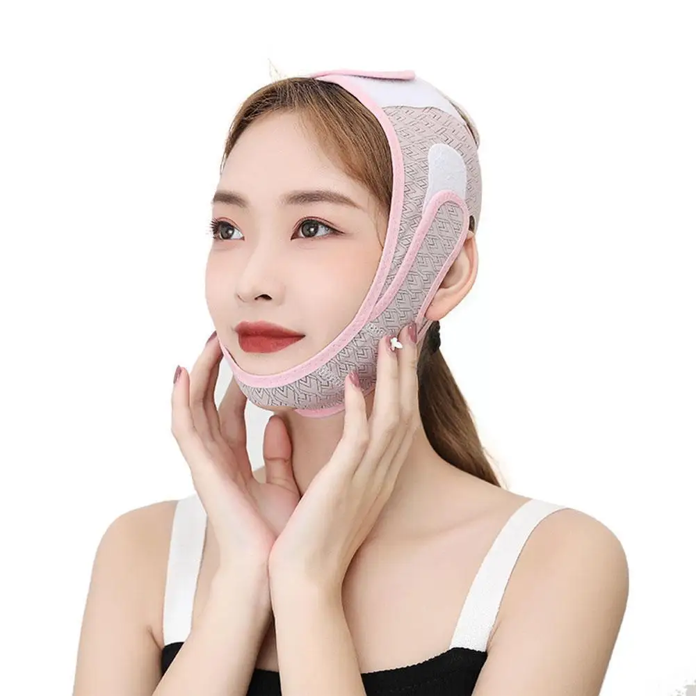 

V Face Slimming Belt Facial Cheek Bandage Firm Lifting Slimming Strap Women Bandage Anti-Wrinkle Breathable Band Reusable Z4Q6