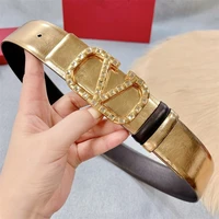 designer belt women luxury 2022 gold reversible corset belt high quality genuine leather elastic belt metagems belt buckle