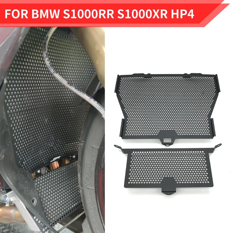 

Motorcycle Radiator Grille Grill Cover Guard Protector For -BMW S1000RR 2009-2018 S1000XR HP4 2015-2019