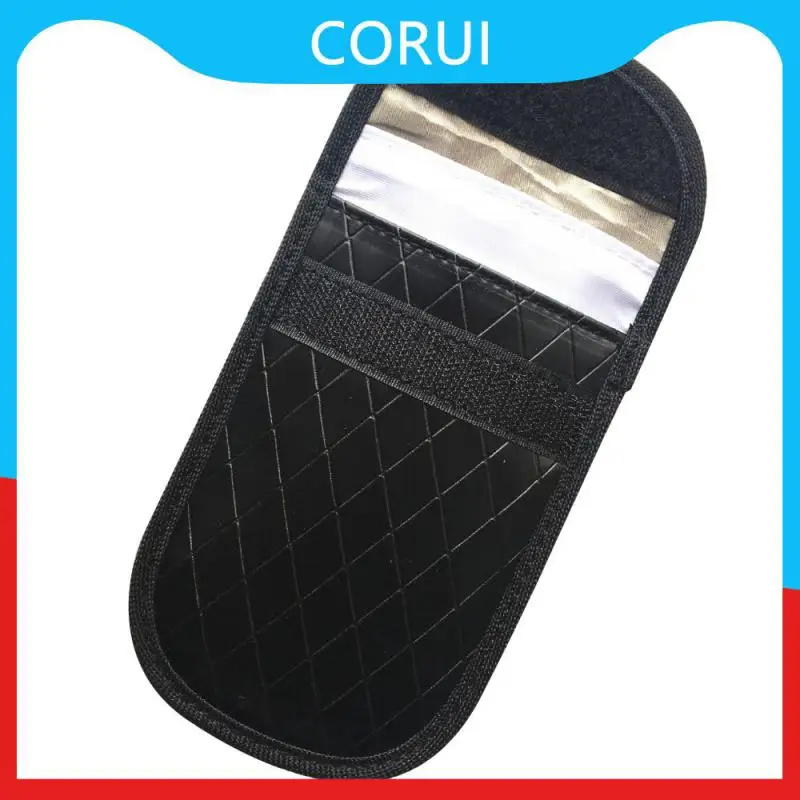 

Car Key Signal Blocker Case Faraday Bag Signal Blocking Shield Case Anti-thief Protector Pouch For Car Keys Blocking Wifi/R