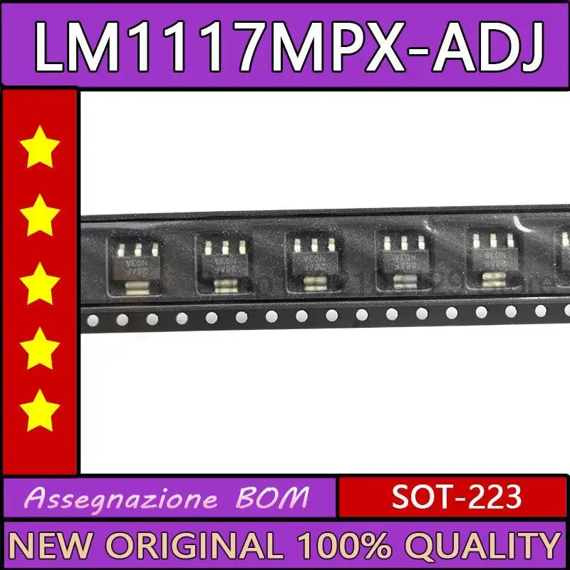 

10 шт./лот оригинальный Φ IC регулятор ADJ 800MA SOT223