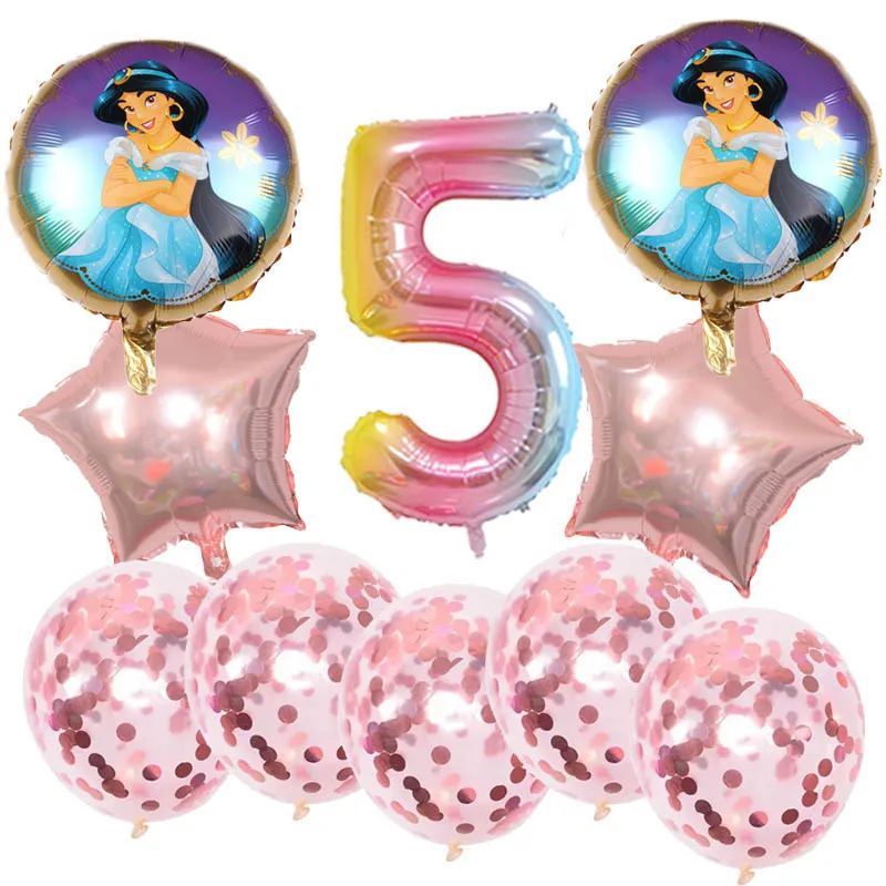 Disney Принцесса Жасмин фольга конфетти для воздушного шара воздушный шар