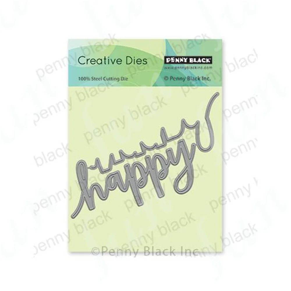 

Metal Die Cutting Dies Scrapbooking New Arrival 2023 Happy Edger Scrapbooking Decoration Embossing Template Diy Album Handmade