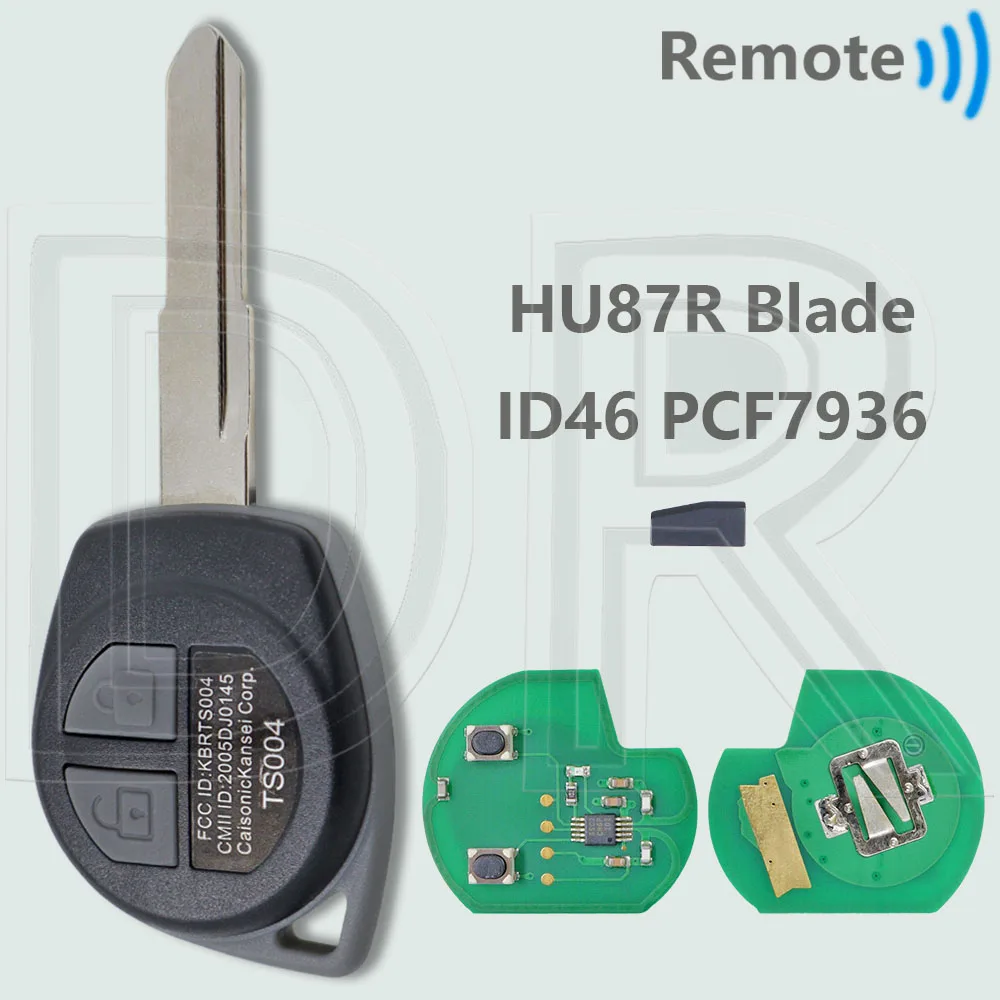 

DR KBRTS004 ID46 PCF7936 чип 315/433 ASK/FSK автомобильный дистанционный ключ для Suzuki Swift SX4 Vitara JIMNY ALTO Vitara Grand Ignis Splash