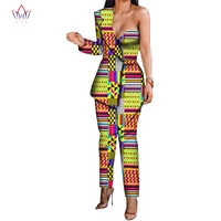 female african clothing vintage irregular sleeve rompers traditional wear for women overalls casual wide leg jumpsuits wy8636