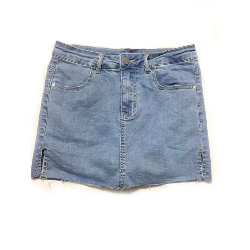 

Женские джинсовые шорты, сексуальные юбки с высокой талией и разрезом сбоку, Женская мода 2021, черные, синие облегающие брюки, уличная одежда