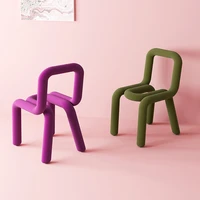 dining chairs furniture living room shoe changing stool backrest single creative bedroom makeup stool sofa chair