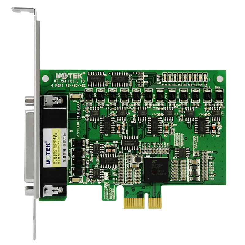 UOTEK Industrial PCI-E к фотосессия серийная карта PCIE RS485 RS422 4 порта высокоскоростной