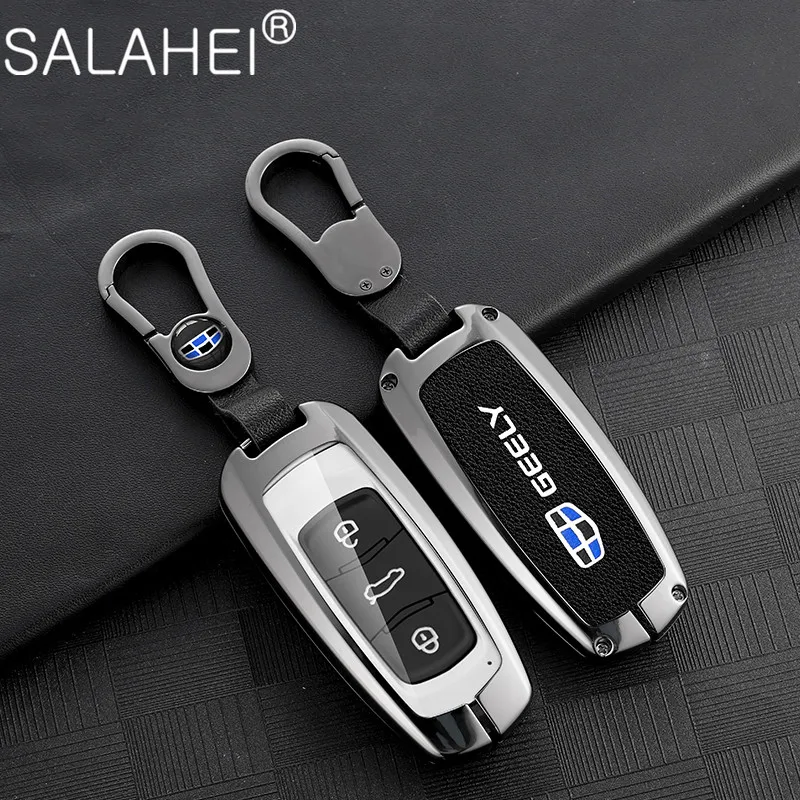

Car Remote Key Fob Case Cover Shell Bag For Geely Atlas Boyue NL3 EX7 Emgrand X7 EmgrandX7 SUV GT GC9 Borui Keychain Accessories