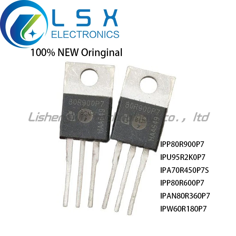 

New/5pcs IPP80R900P7 IPU95R2K0P7 IPA70R450P7S IPP80R600P7 IPAN80R360P7 IPW60R180P7 TO220 Original On stock