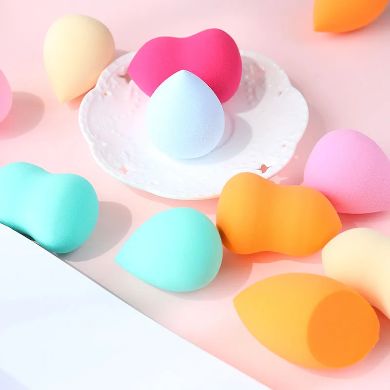 

1/3pcs/lot Purple Make Up Sponge Beauty Egg Cosmetic Puff Foundation Sponges Powder Puffs Women Make Up Accessories Beauty Tools