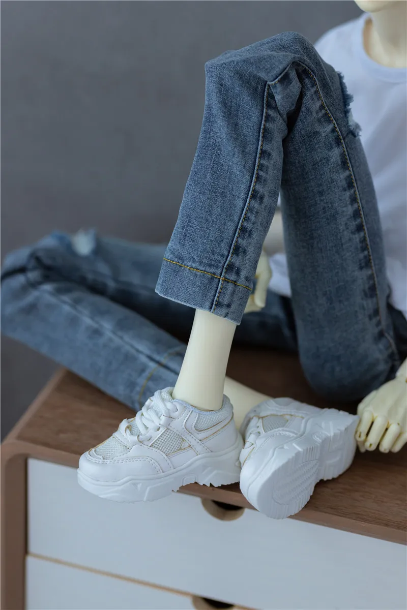 

BJD shoes id75 uncle 3-point casual shoes mesh face dad shoes multicolor