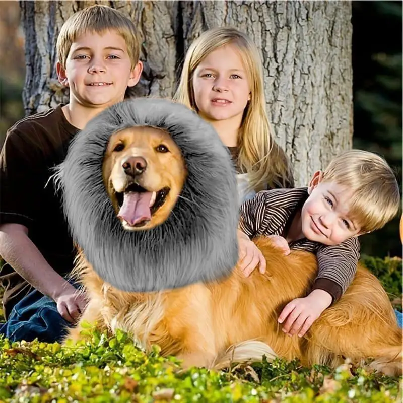 Парик для костюма собачьей гривы шляпа одежда косплея наряд реалистичный