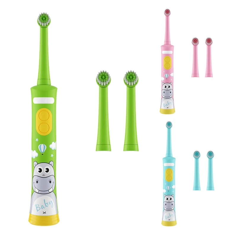 

Rechargeable Electric Toothbrush For Children Gum Care Rotation Vitality Cartoon Oral Health Soft Tooth Brush