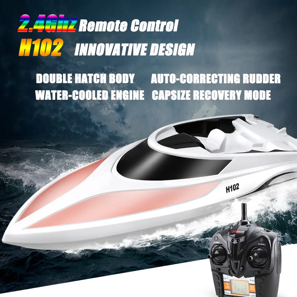 

H102 Model RC Boat Remote Control Boat for Kids and Adults Best Gift For Kids Submarine Model Speedboat Children's Toys