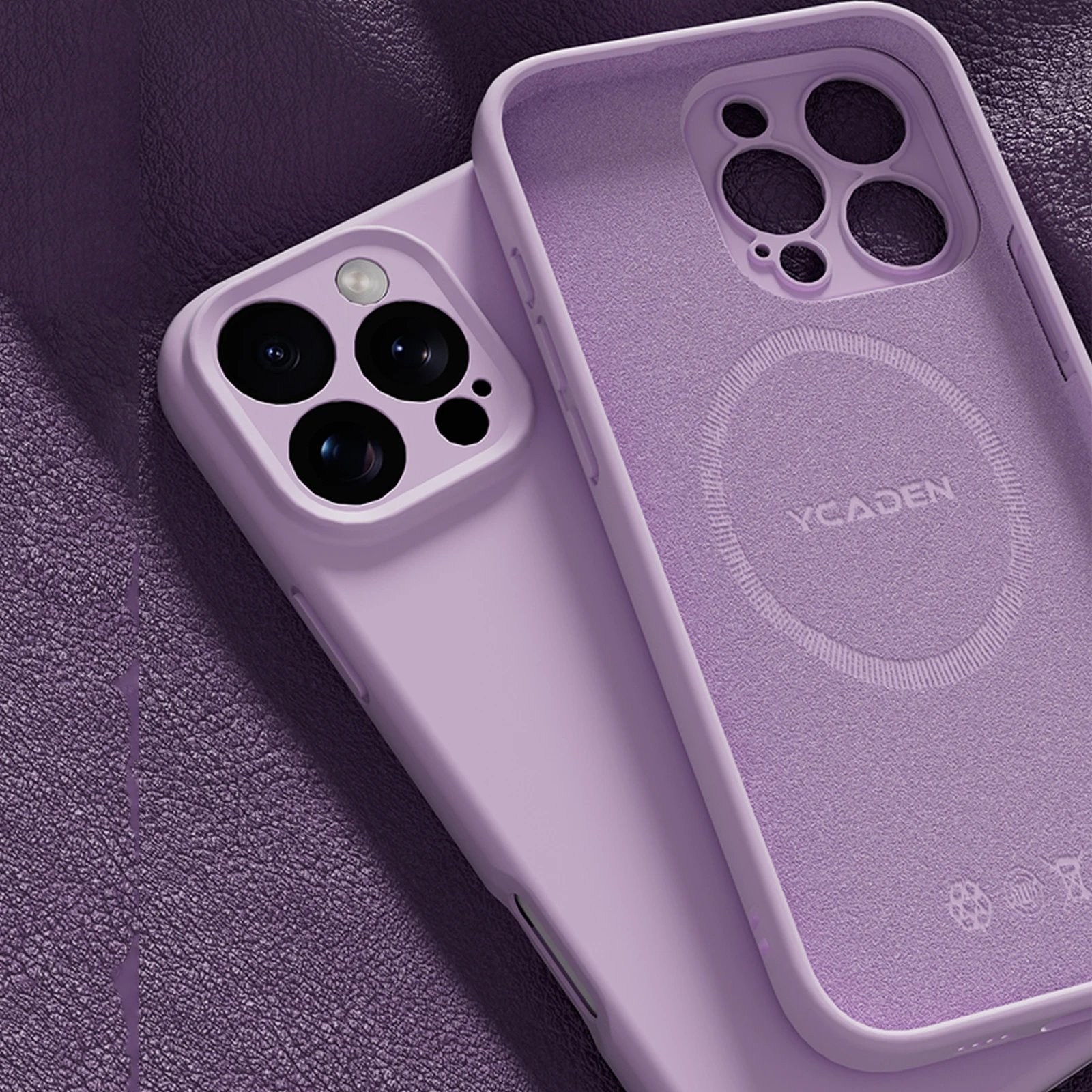 Магнитный мягкий жидкий силиконовый чехол с беспроводной зарядкой для iPhone 16 Pro Max