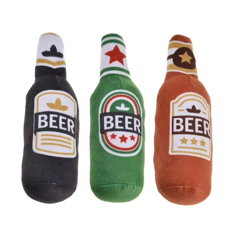 

Жевательная игрушка для собак, Пивоваренная форма бутылки для пива среднего и маленького размера