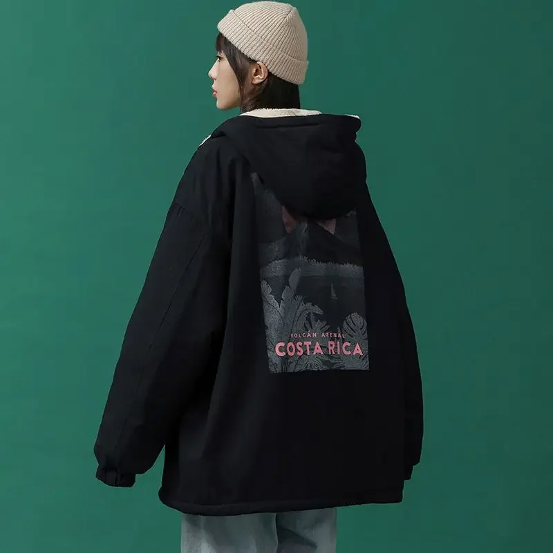 Хлопковые парки женские большие плюшевые отличные теплые зимние стеганые куртки