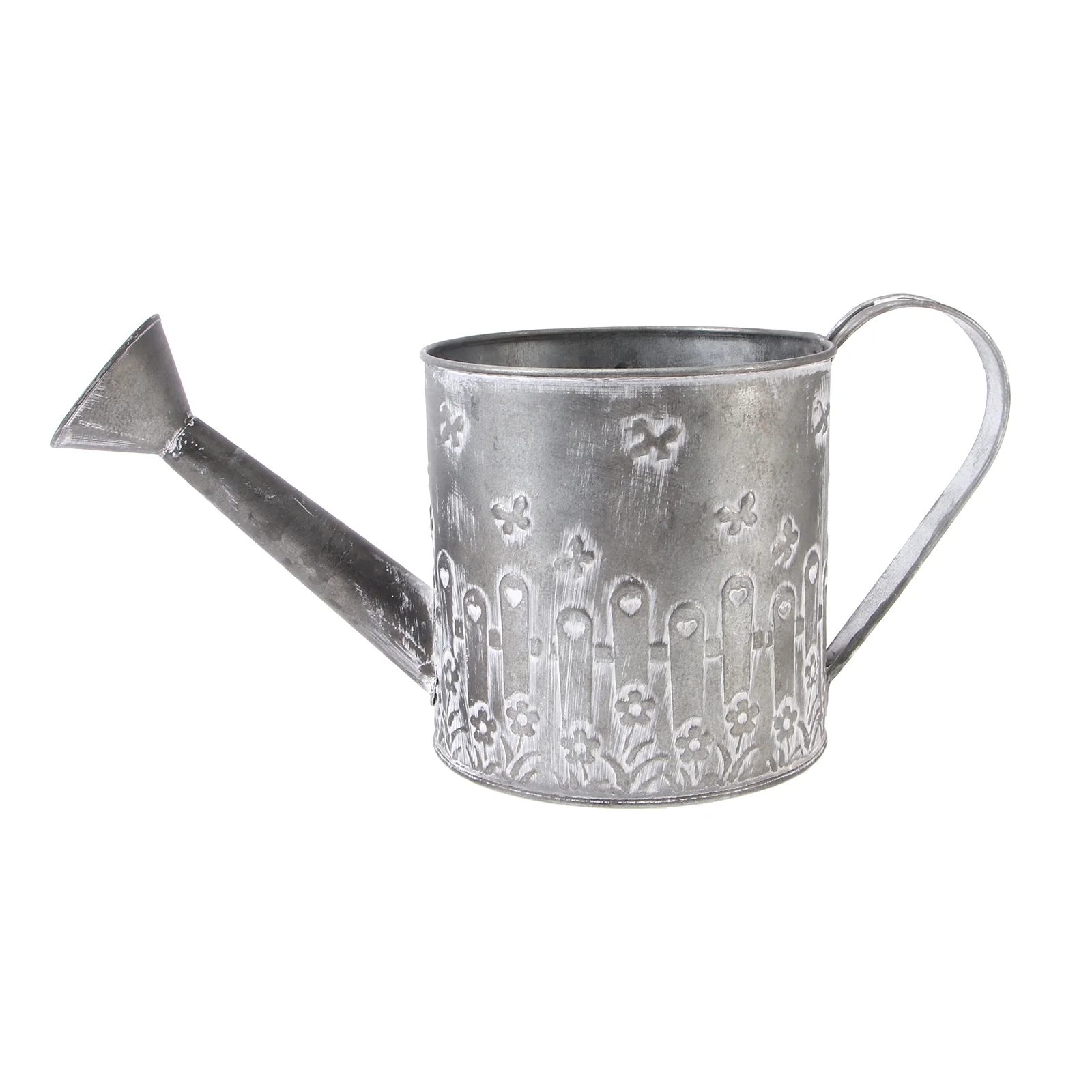

Retro Wrought Iron Flower Pot Dry Flowerpot Multipurpose Holder Fake Vintage Bucket Rustic Wedding Decorations