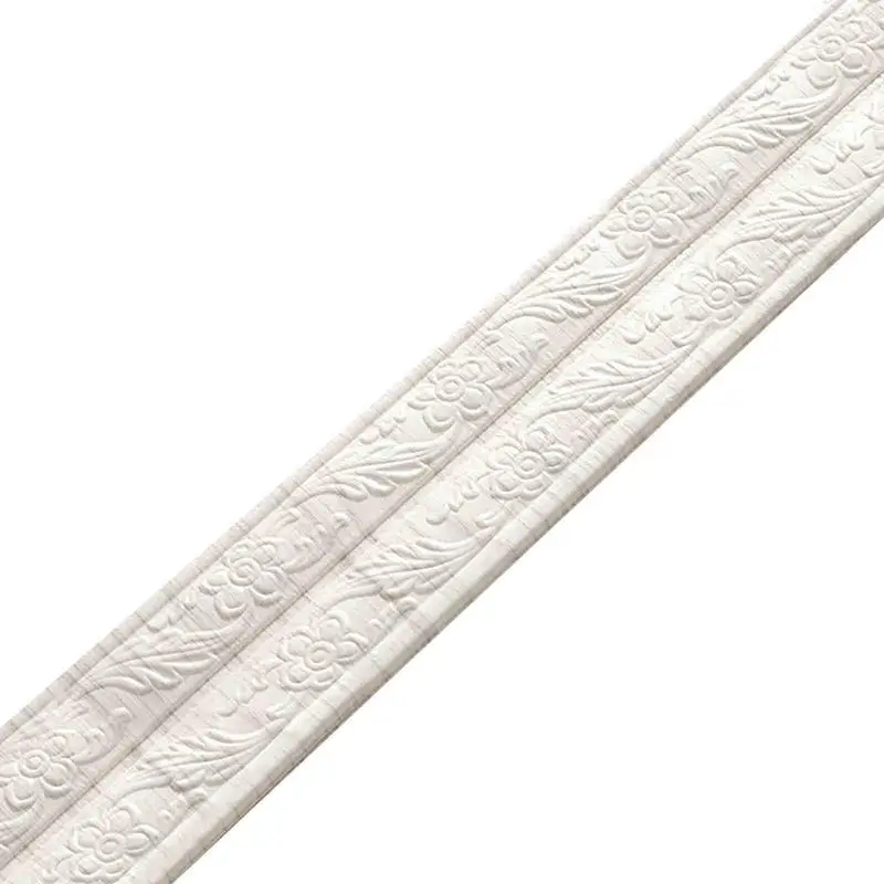 

Wall Corner Line Sticker 3D Sticky DIY Ceiling Moulding Lines With Adhesive Back Home Wall Edge Strip Wall Waist Line Sticker