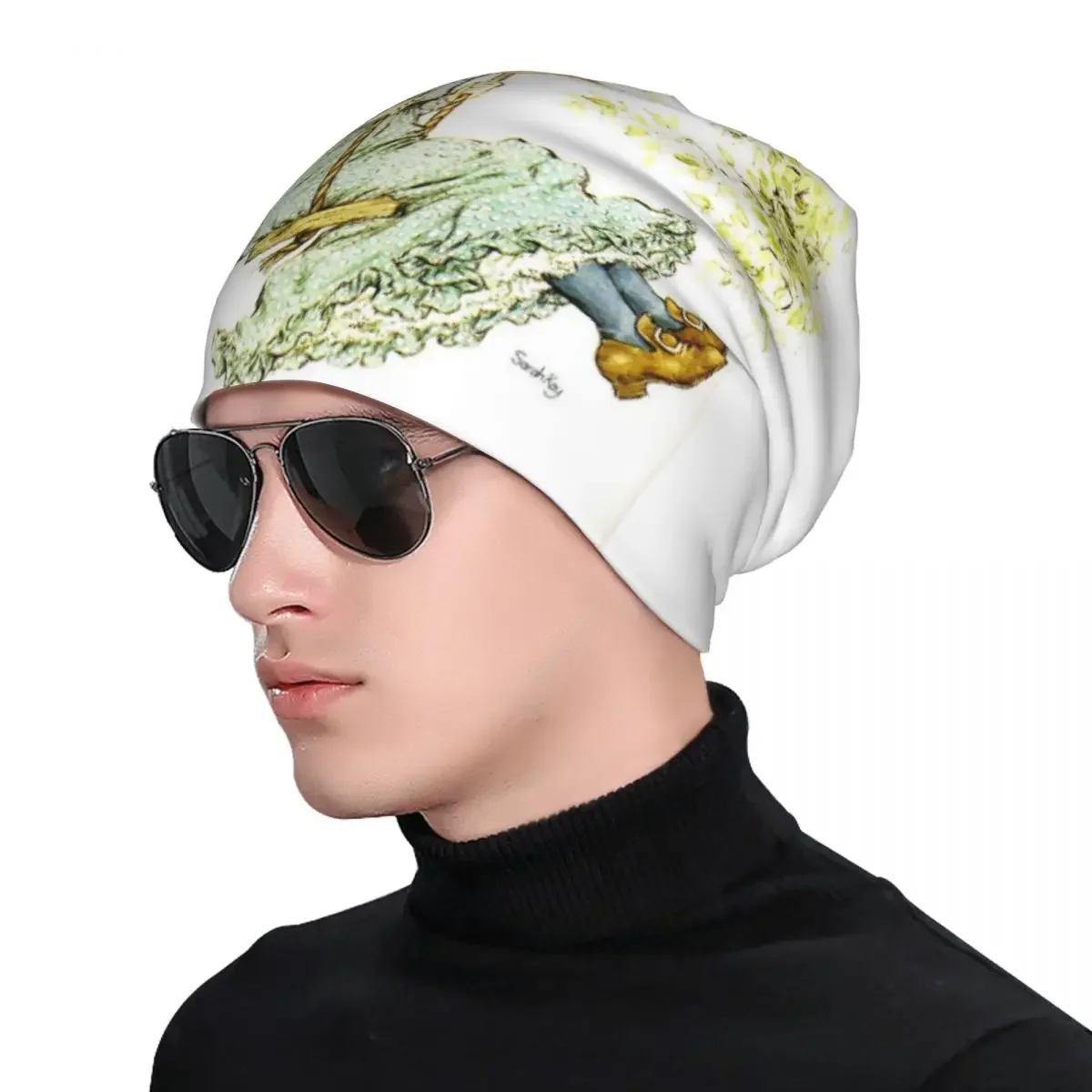 Теплая вязаная шапка Sarah Kay для девочек модная с капюшоном осенне-зимние уличные