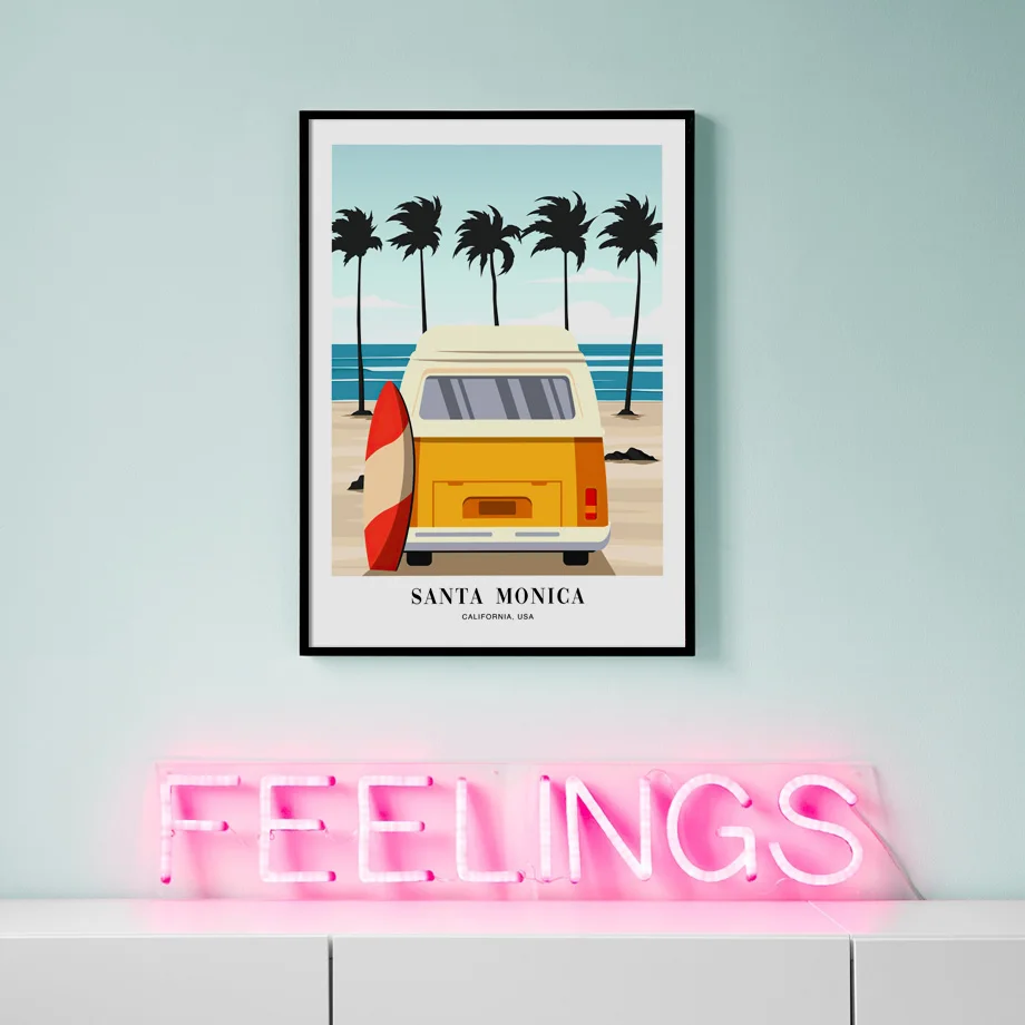 Санторини Тоскана Турция Новая Зеландия Путешествие Город Пейзаж Плакат