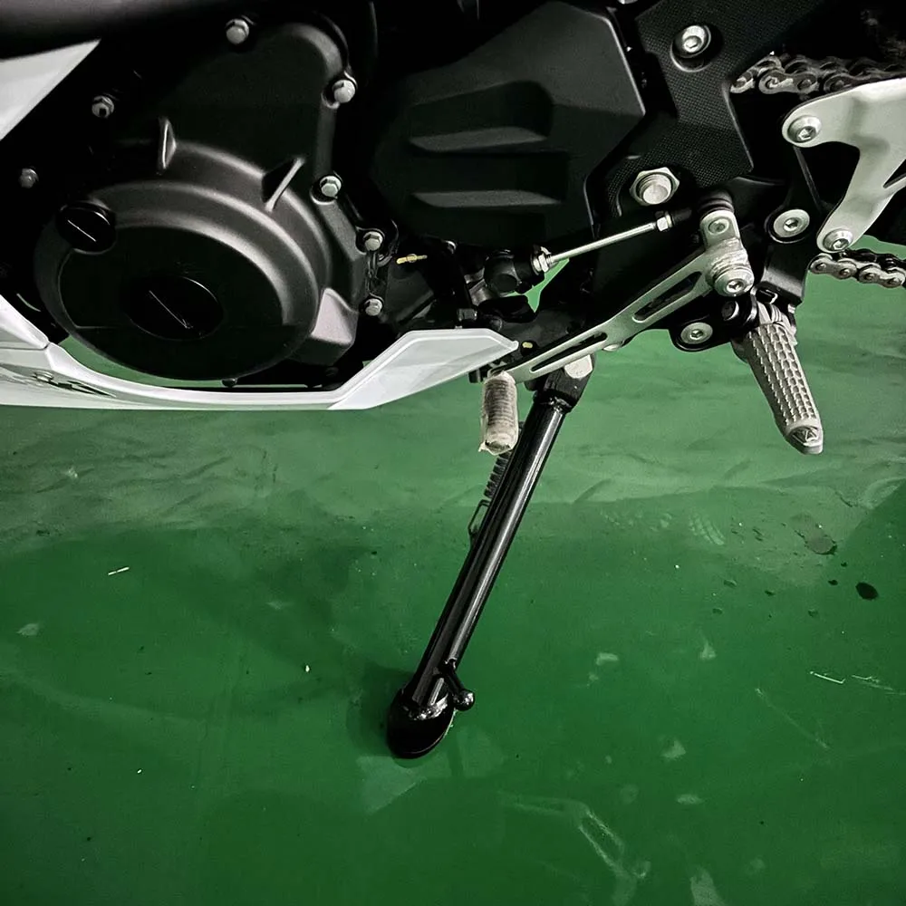 Фото Для Kawasaki Ninja 400 Z400 Z 400 2018-2024 аксессуары для мотоциклов, парковочная подставка, опускающая боковая подставка, боковая подставка, поддержка №2