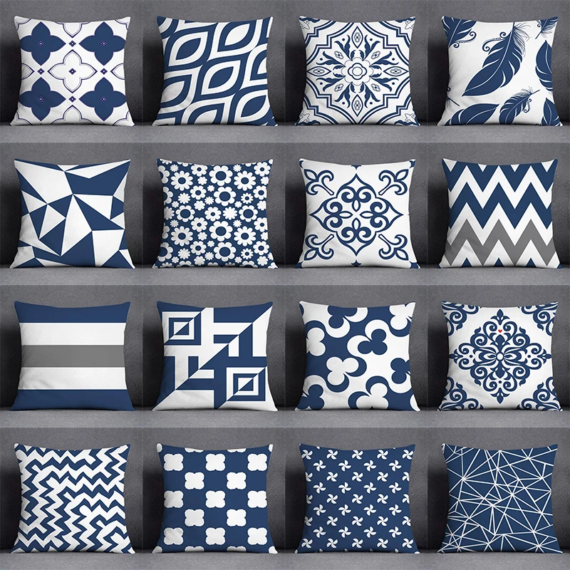 

Square Pillowcase Home Office Decor Cushion Cover Geometric Colorful Pillowcase Home Decor Pillowcase