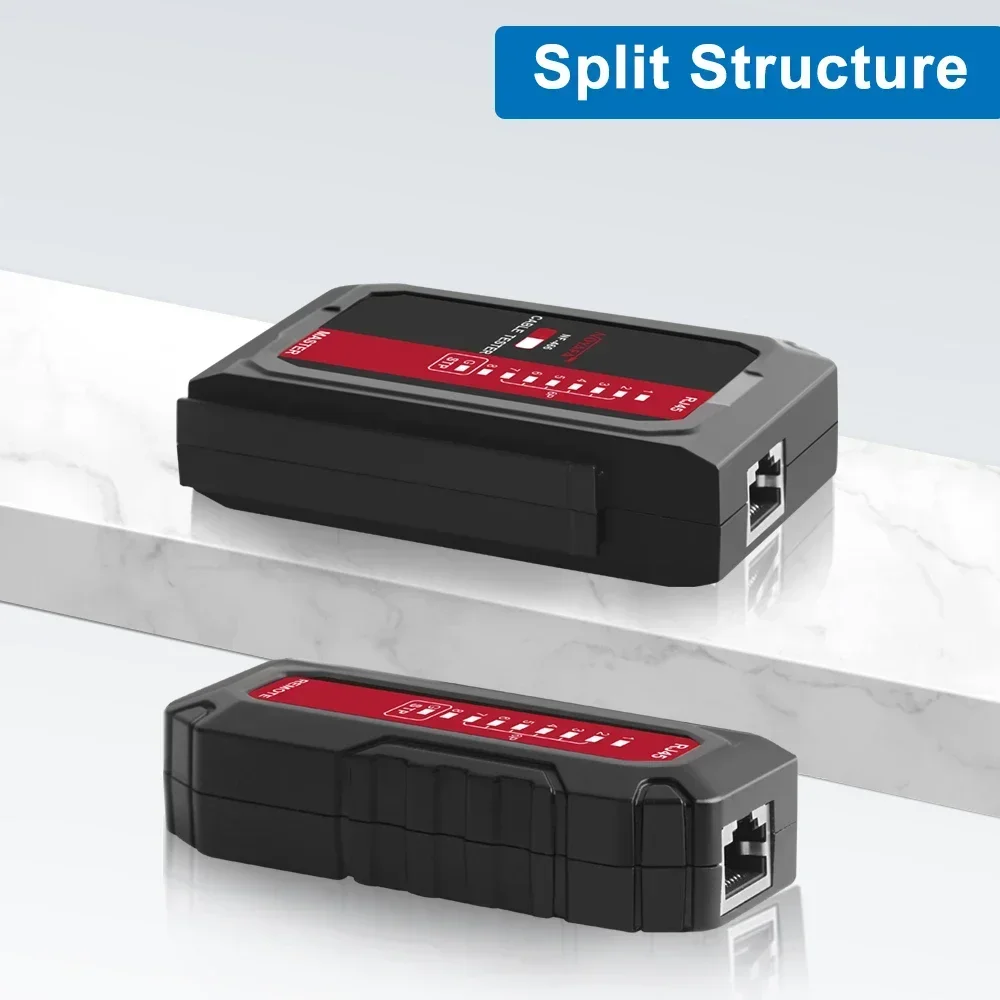 Тестер сетевого кабеля NOYAFA NF-466 POE Wire Checker Launcher & Receiver непрерывности UTP и STP