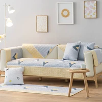 four seasons sofa cover cotton non slip sofa couch seat cushion armrest towel fabric l shape pillowcover living room home decor