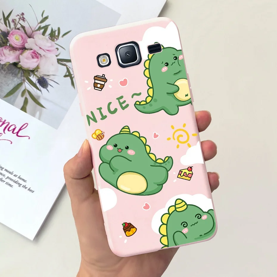Мультяшный чехол для Samsung Galaxy J5 2015 / 2016) милый мягкий силиконовый карамельных