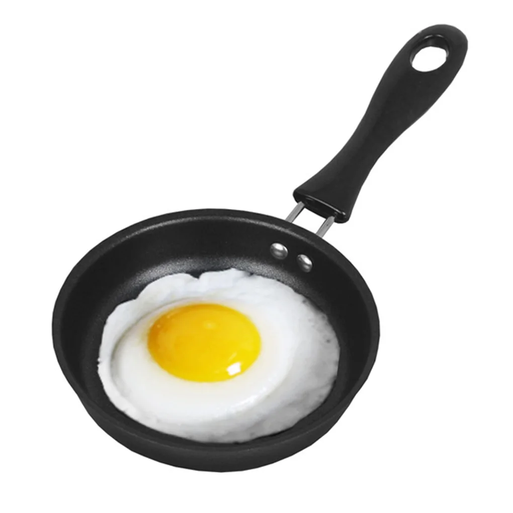 

Круглая антипригарная Мини-Сковорода 12 см, сковорода для приготовления сосисок, яиц, блинчиков, маленькая круглая Мини-Сковорода, кухонная ...