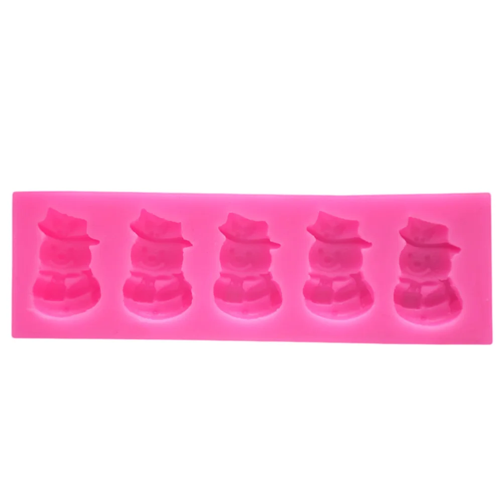 

Christmas Molds Silicone Baking Soap Chocolate Fondant Candy Cake Party Supplies Snowman Mould 3D Moulds Cookie Treeornament