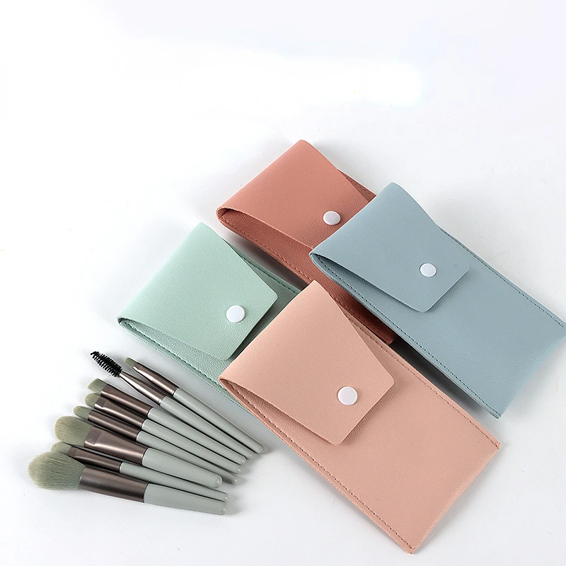 

8 Pcs Portable Soft Makeup Brushes Set Mini Travel Eye Shadow Lip Concealer Blush Make Up Brush Foundation Powder Eyelash Set