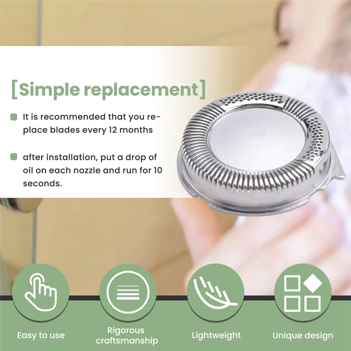 Лезвие HQ8 для Philips Norelco Aquatec сменные головки совместимые с бритвенными лезвиями