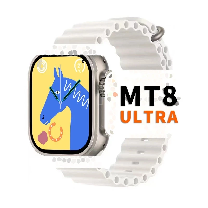 

Смарт-часы MT8 с поддержкой Bluetooth и фитнес-трекером, 2,0 дюйма