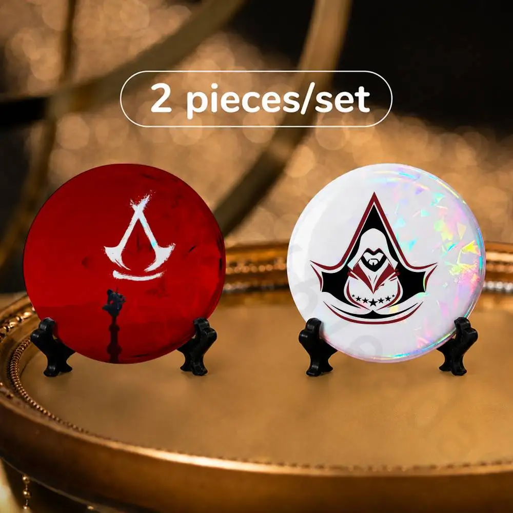 Фото Броши, значки, пины Game A-Assassins C-Creed 25мм 75мм 44мм 58мм 32мм для аксессуаров №5