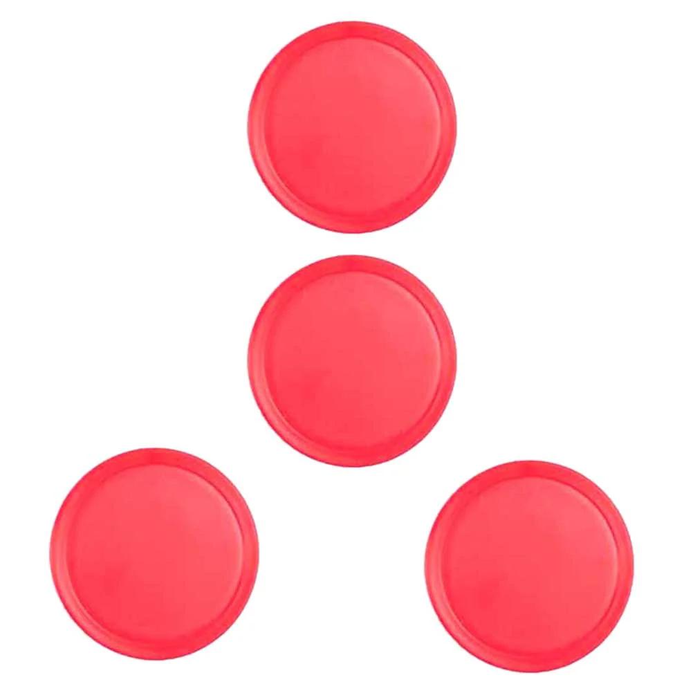 

Air Hockey Pucks Table Replacement Mallet Game Handles Paddle Supplies Red Equipment Kids Gift Birthday Pushers Strikers Puck