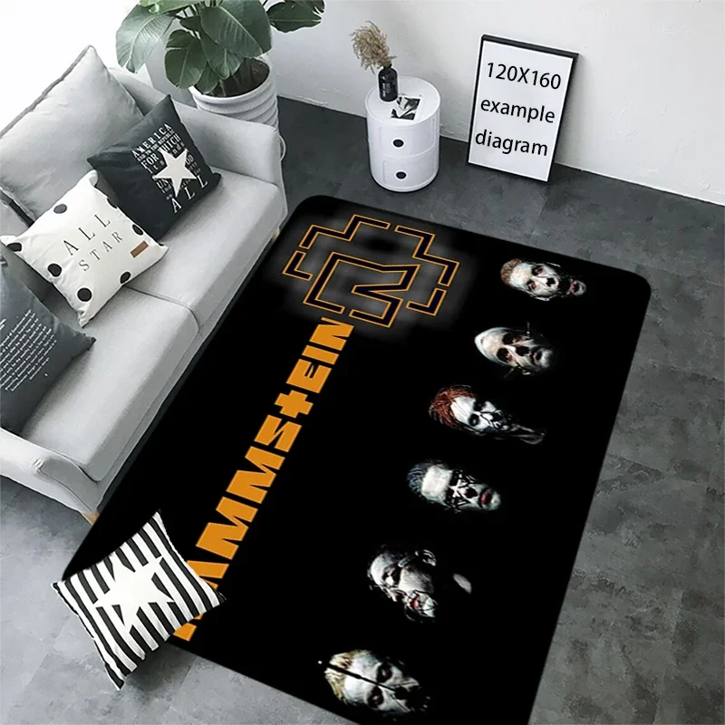 Входной коврик Kawaii Ковер Пушистый коверD-Rammsteins Коврики для гостиной Ковры ног