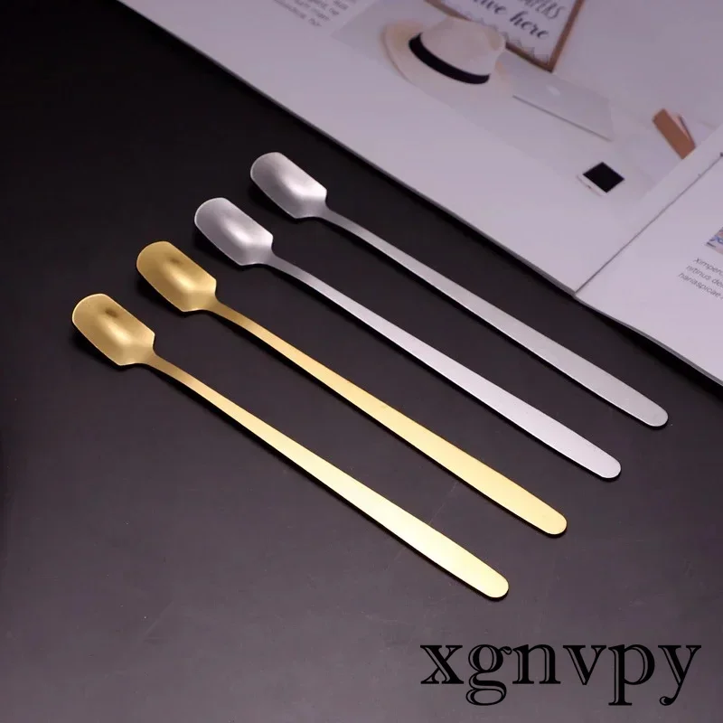 Креативная ложка xgnvpy из нержавеющей стали блендер для мороженого кофе десертов