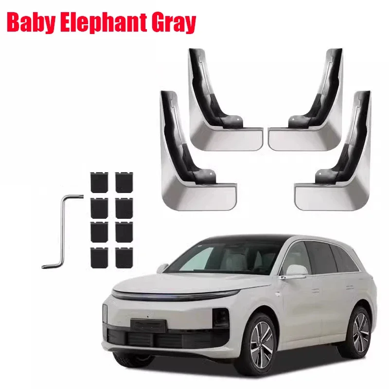 

4 автомобильных брызговика для Li L6 Lixiang L6 2024 2025 2026, брызговики, расклешенная крышка, специальная задняя защита, аксессуары