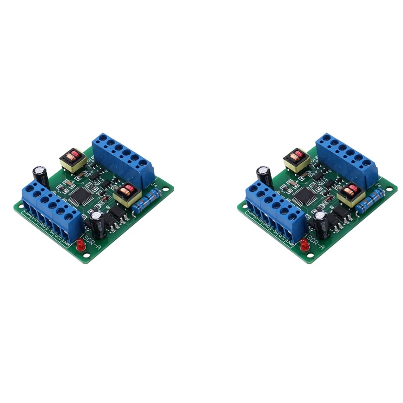 

2X Single Phase Thyristor Trigger Board SCR-A Can Regulate Voltage, Temperature And Speed Regulation With MTC MTX Module