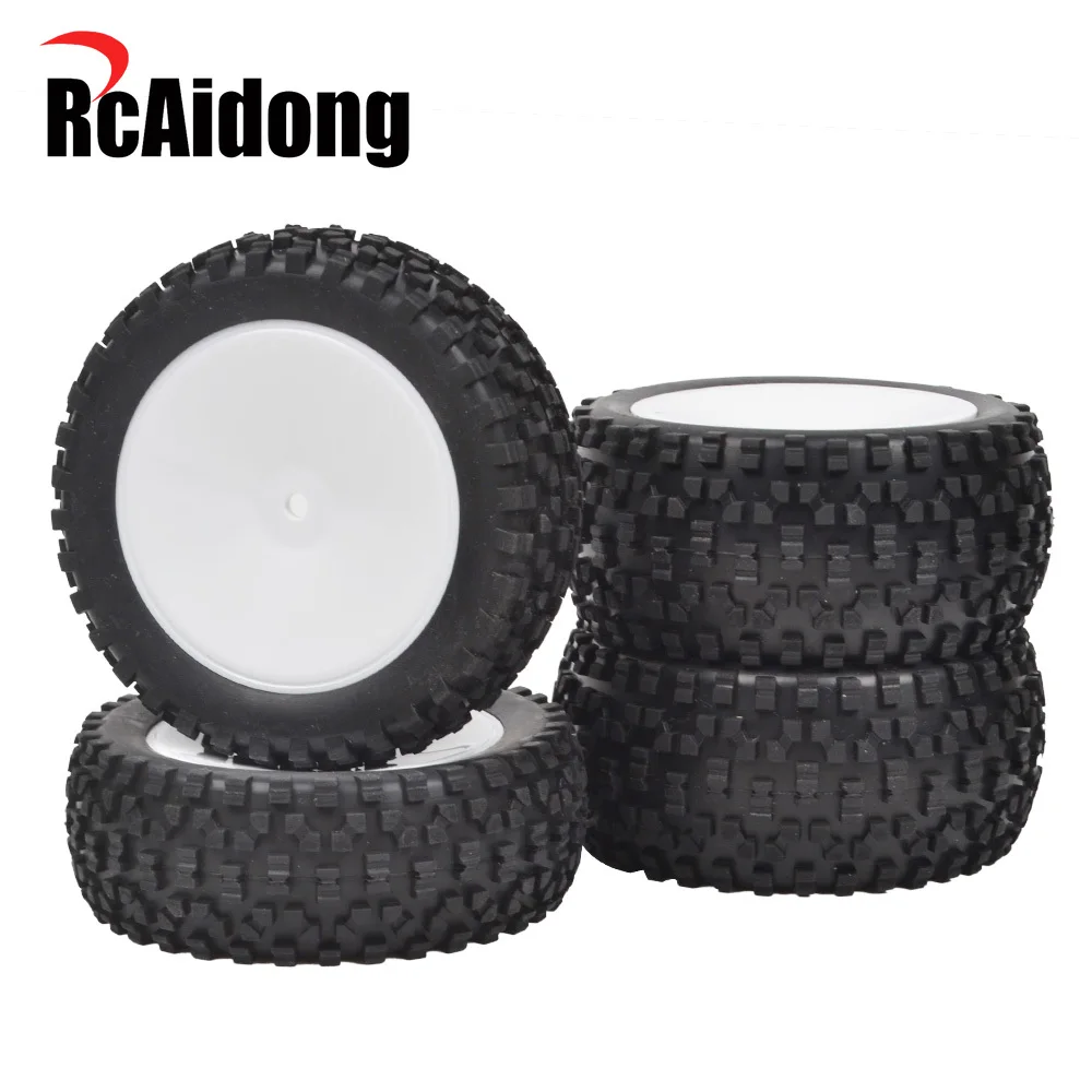 12mm Hex Rubber Tires Wheels Rims for Tamiya TT-02B DF-02 DB02 DF-03 Traxxas HSP HPI 1/10 RC Buggy Car Tyres Upgrade Parts