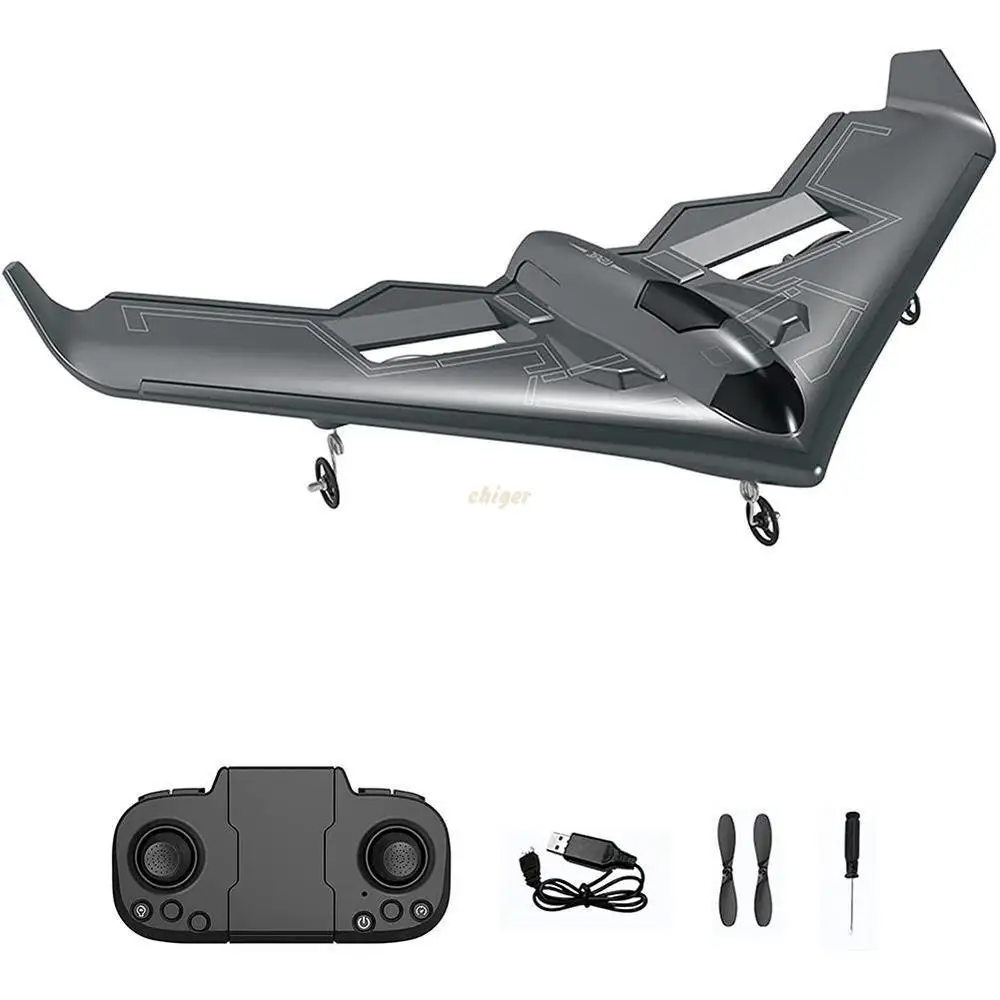 

Радиоуправляемый самолет B2, 2,4 ГГц, 2-канальный радиоуправляемый самолет с фиксированным крылом из пенопласта, модель самолета со светодиод...