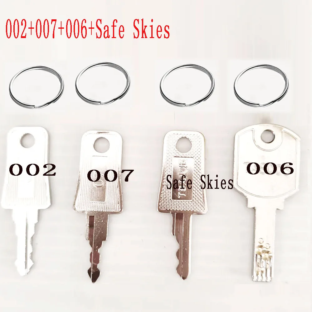 Ключ для чемодана TSA 007, TSA002, TSA006, универсальный ключ для замков TSA Safe Ski, мастер-ключ для чемоданов при забытых комбинациях паролей (art.: 3920d4e7b923b) - 3920d4e7b923b