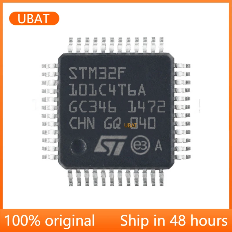 

Микроконтроллер STM32F101C4T6A LQFP48 32F101C4T6A MCU, 32-битный микроконтроллер, новый оригинальный, 1-100 шт.