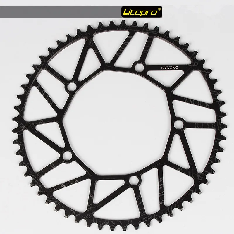 Litepro Сверхлегкая фотовспышка 46/48/50/52/54/56/58T AL7075 BMX складные велосипедные детали BCD 130